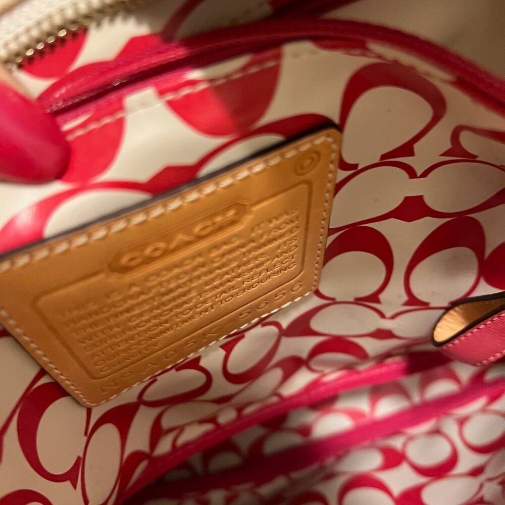 Authentic Coach Multi Color Handbag - image 3